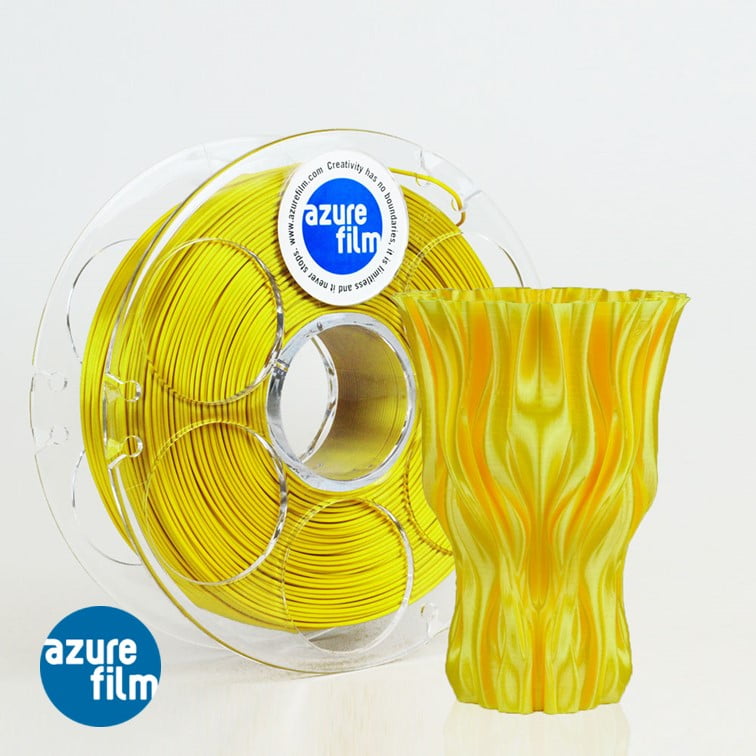 PLA 1kg Silk Yellow - Azurefilm - Image 8