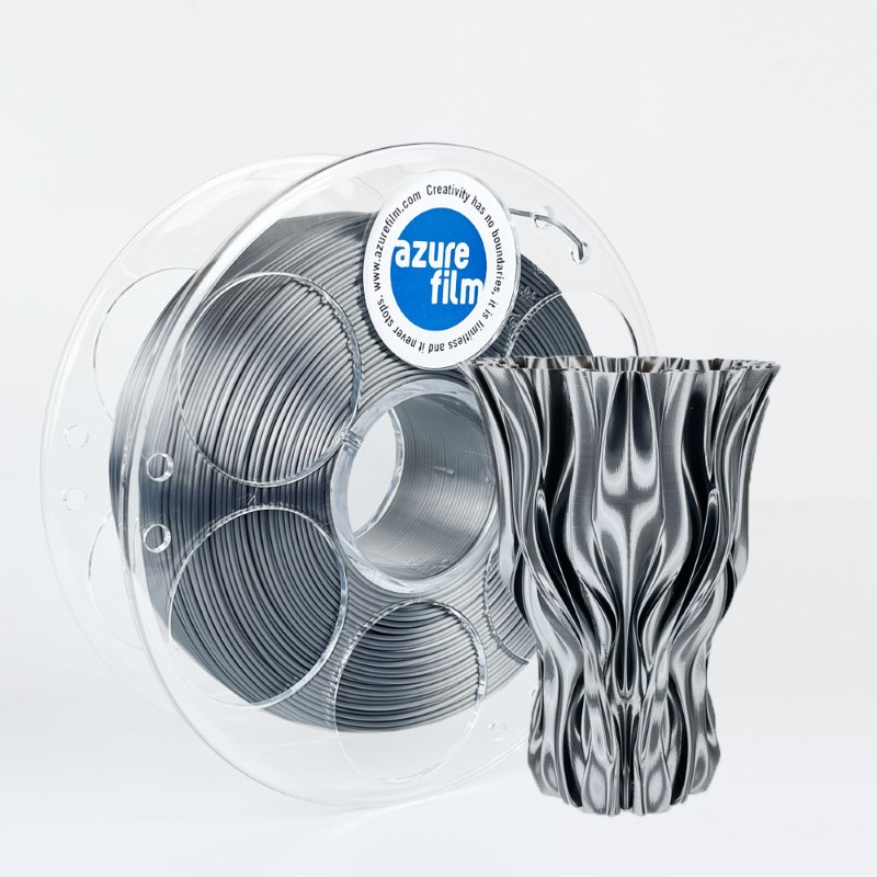 PLA 1kg Silk Graphite Grey - Azurefilm - Image 9