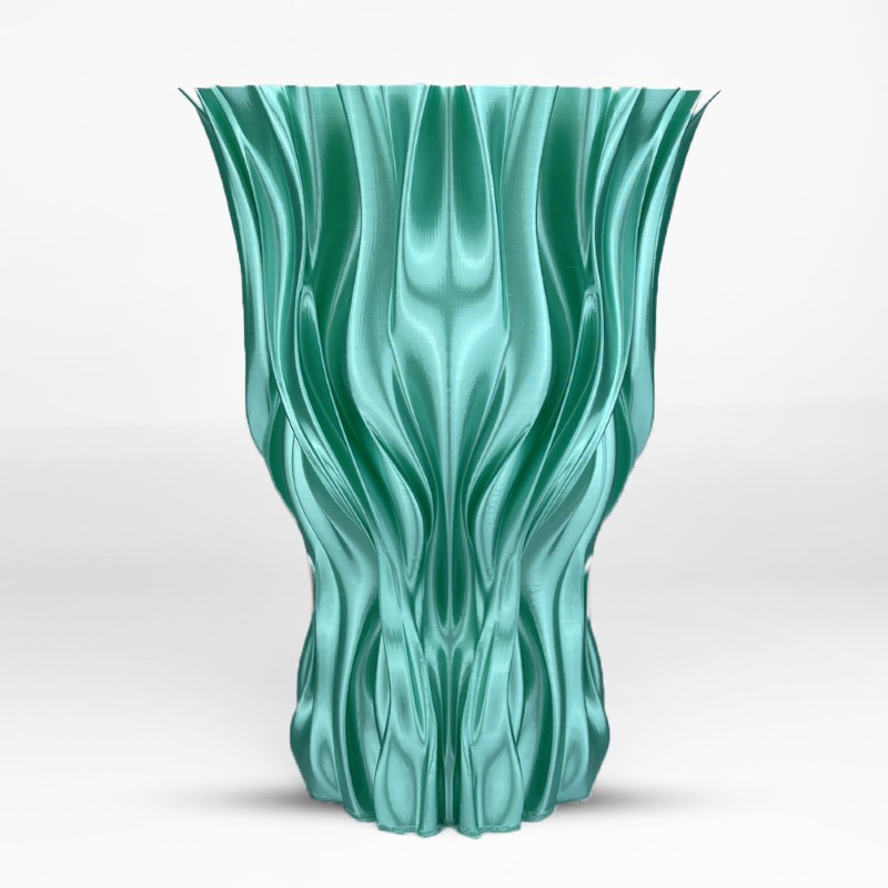 PLA 1kg Silk Turquoise Blue - Azurefilm - Image 4