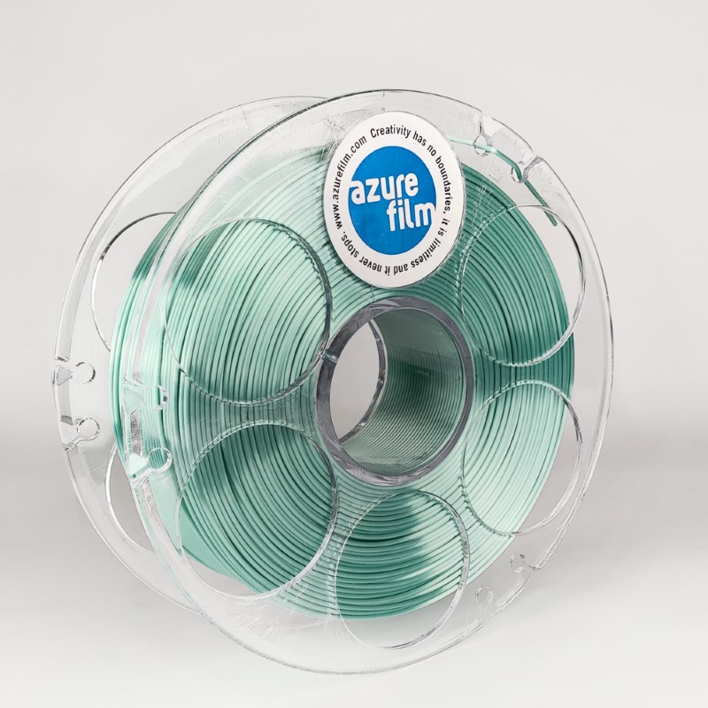 PLA 1kg Silk Turquoise Blue - Azurefilm - Image 8