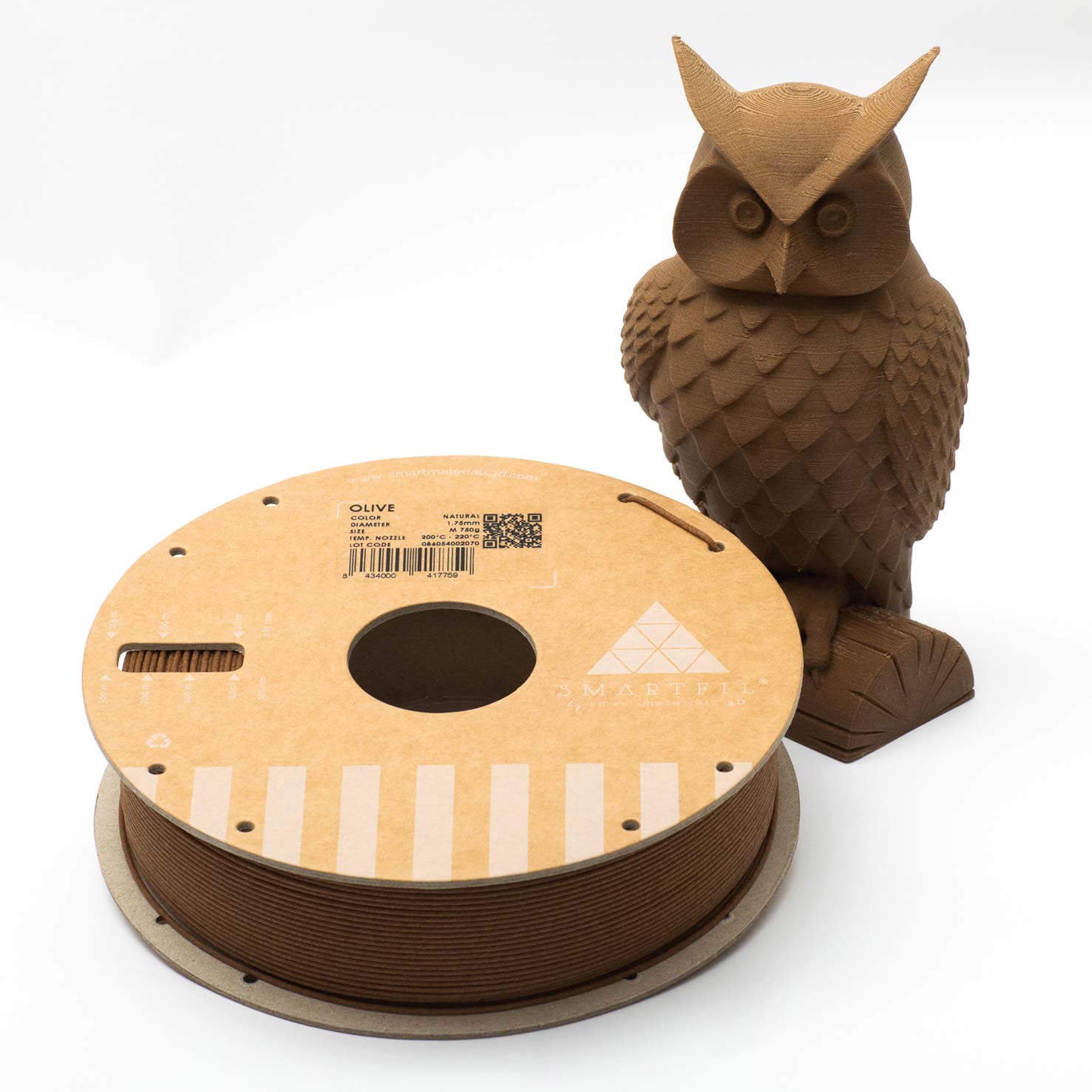 Smartfil SUSTAINABLE PLA M 750g OLIVE - Smart Materials 3D - Image 7