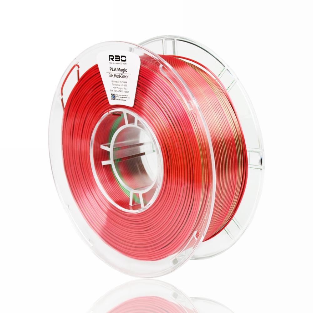 PLA Magic Dual Color 1kg Red Green - R3D - Image 5