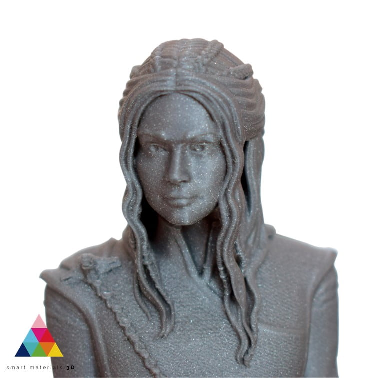 Smartfil PLA GLITTER SILVER L 1kg Prata  - Smart Materials 3D - Image 5