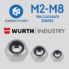 50 Porcas Freiadas Nyloc M3 Lock Nuts - CNC Kitchen