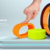 TPU 300g Flexible Filament Hardness 98A Transparent - Azurefilm