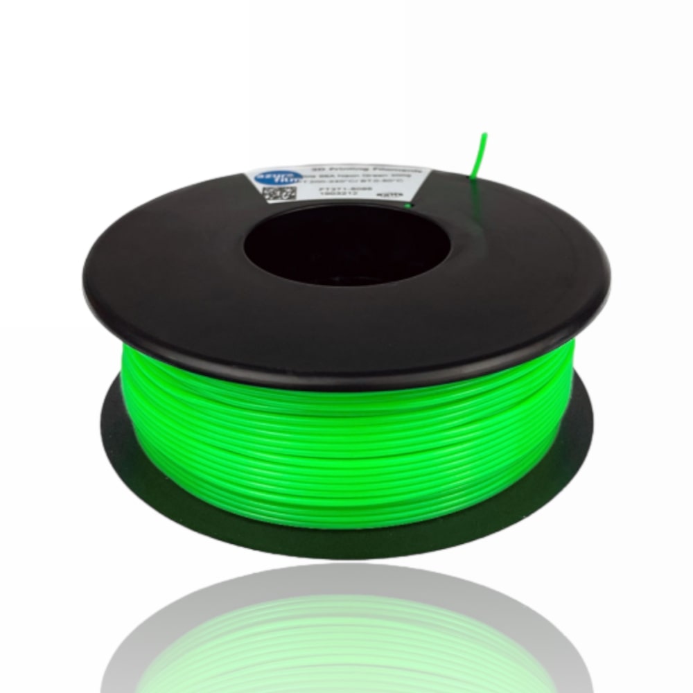 TPU 300g Flexible Filament Hardness 98A Neon Green - Azurefilm