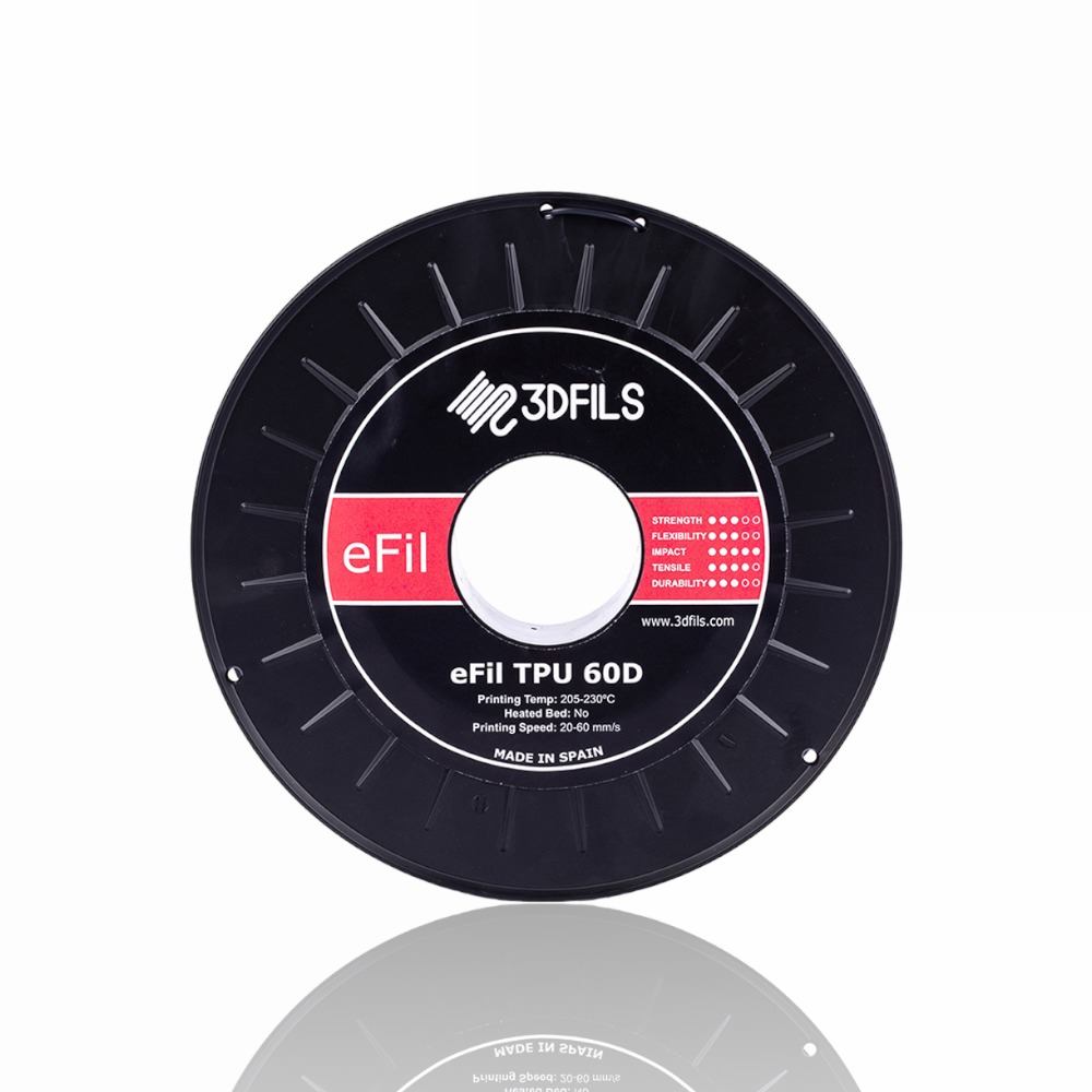 eFil TPU 60D 1kg Black - 3DFILS - Image 3
