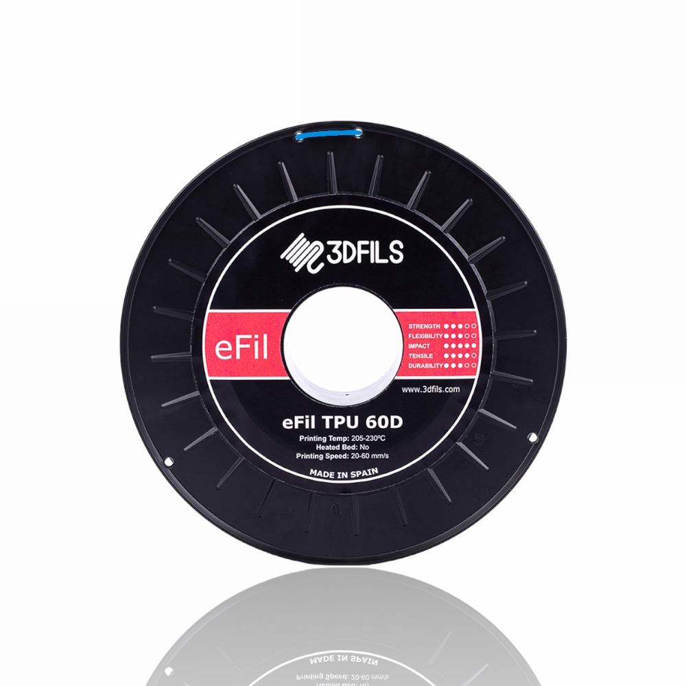 eFil TPU 60D 1kg Electric Blue - 3DFILS - Image 5