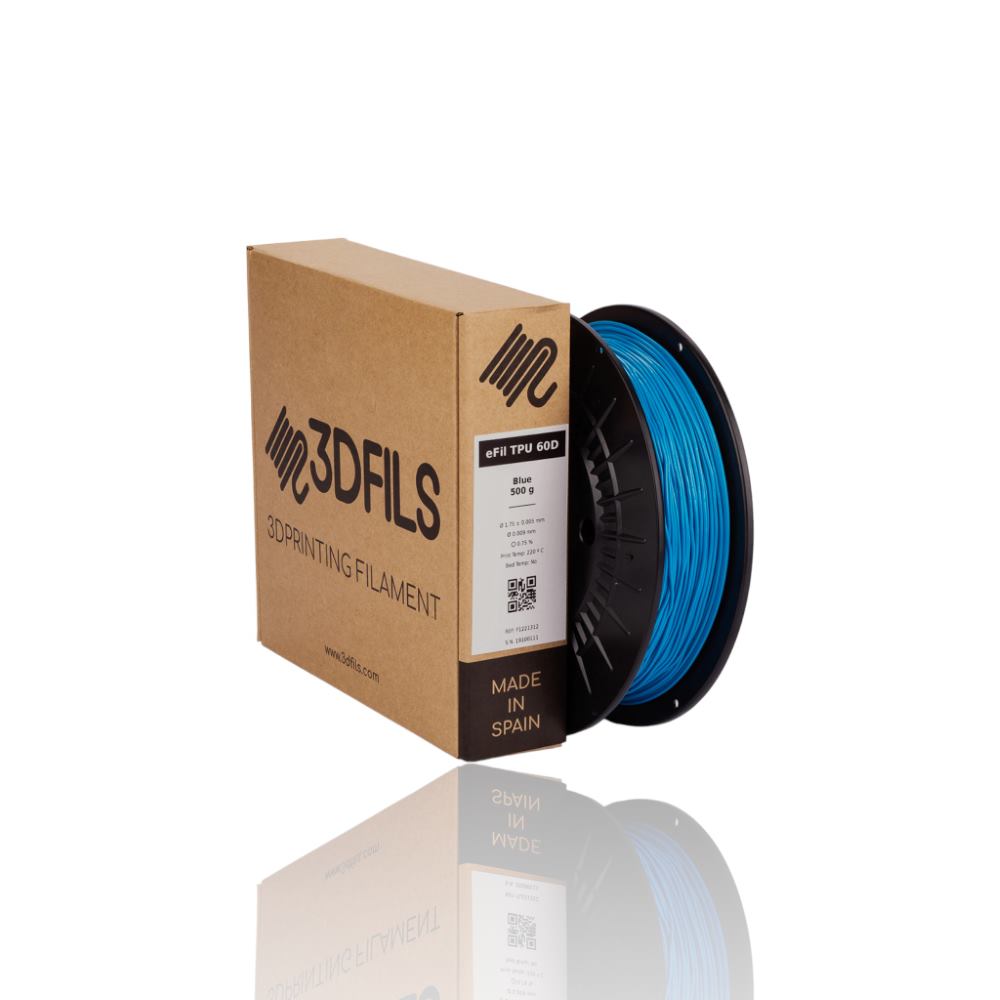 eFil TPU 60D 500g Electric Blue - 3DFILS