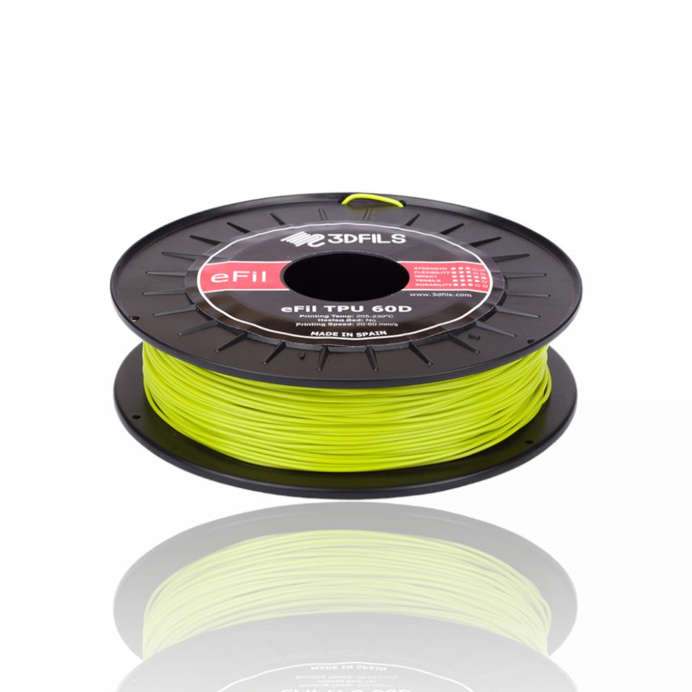 eFil TPU 60D 1kg Lime - 3DFILS - Image 4