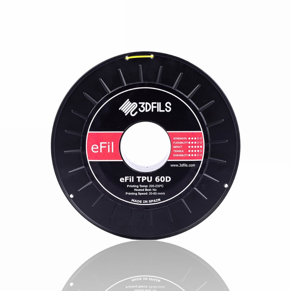 eFil TPU 60D 1kg Yellow - 3DFILS - Image 3