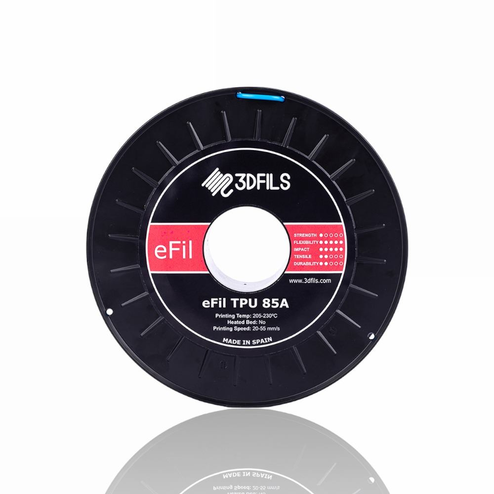 eFil TPU 85A 250g Blue - 3DFILS - Image 3