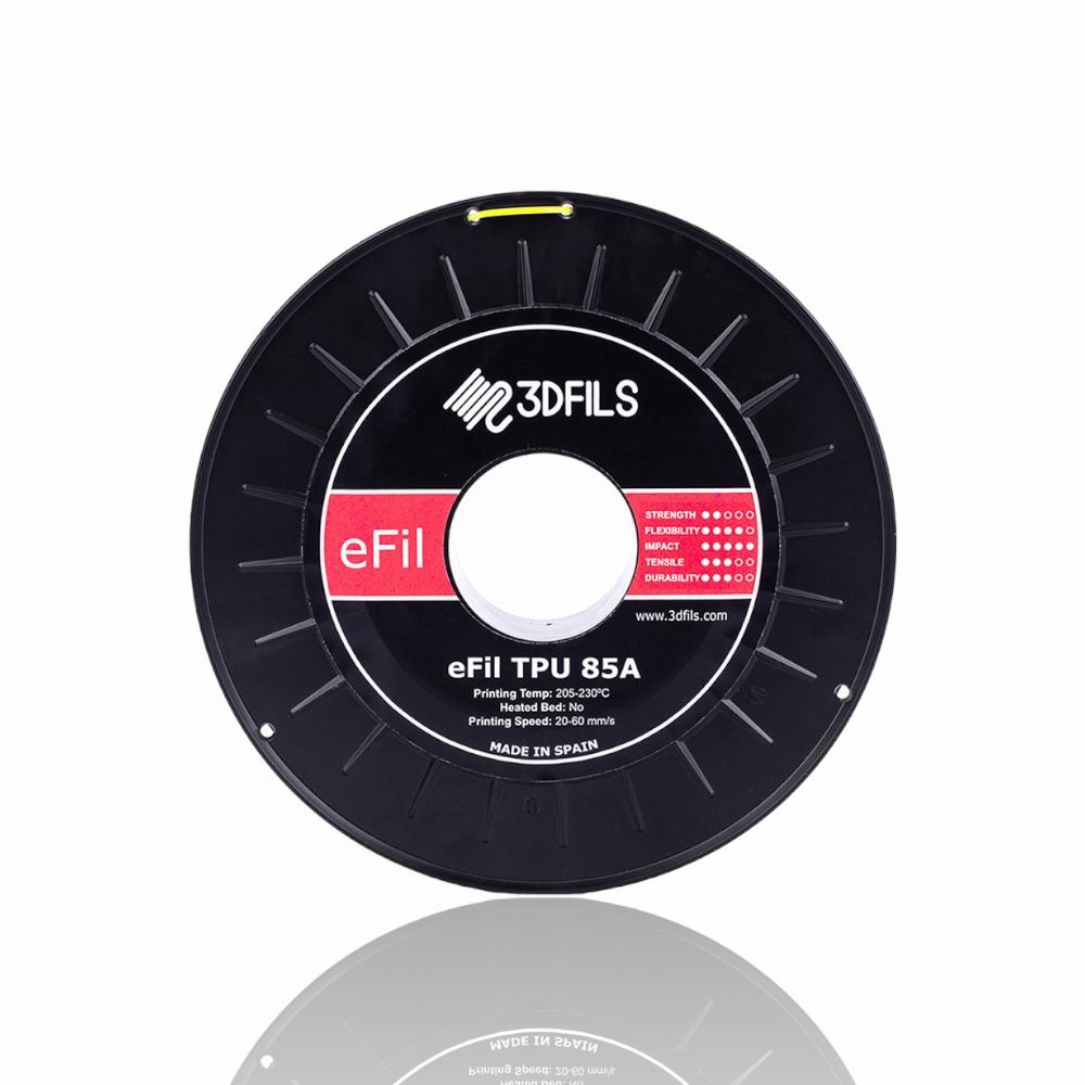 eFil TPU 85A 250g Yellow - 3DFILS - Image 3