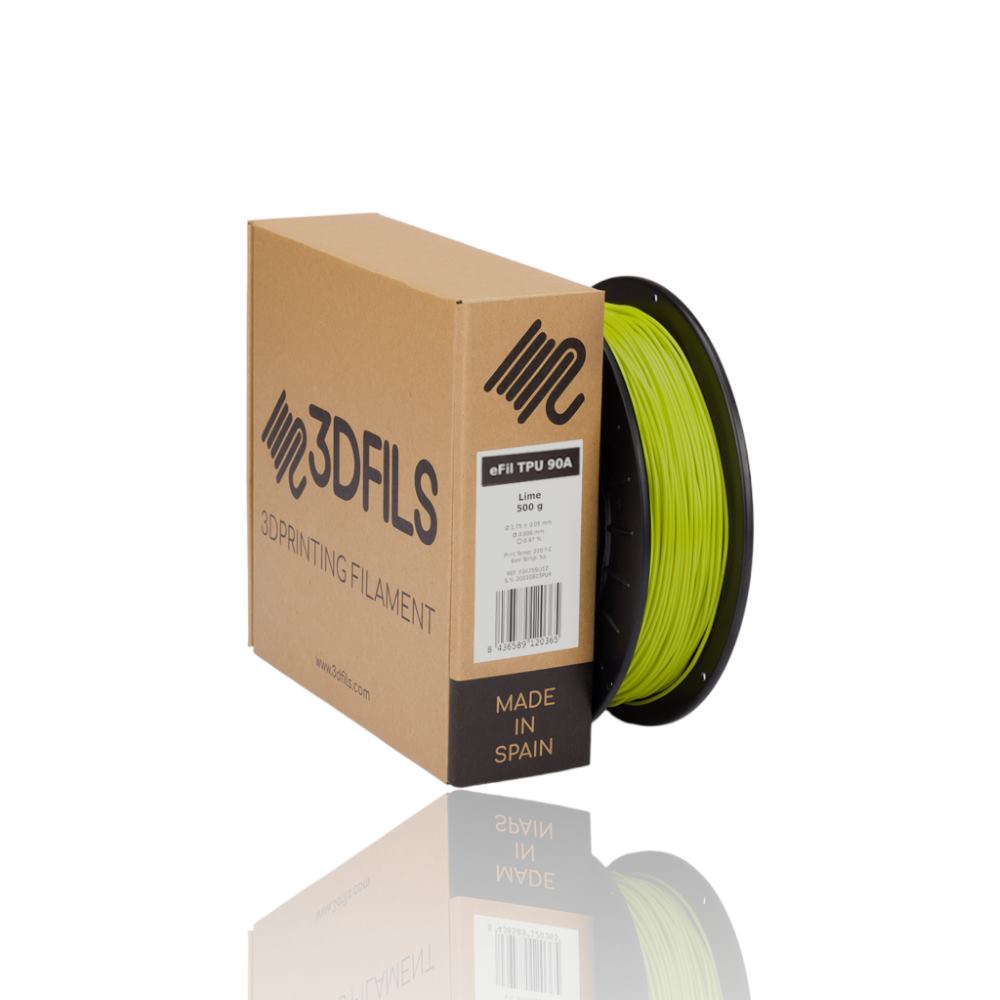 eFil TPU 90A 1kg Lime - 3DFILS