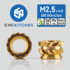 Threaded inserts - M2.5 standard 100 pcs - CNC Kitchen