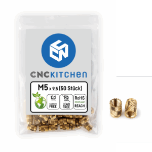 Threaded inserts - M5 standard 50 pcs - CNC Kitchen