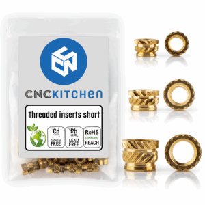 Threaded inserts - set short 200 pcs - CNC Kitchen