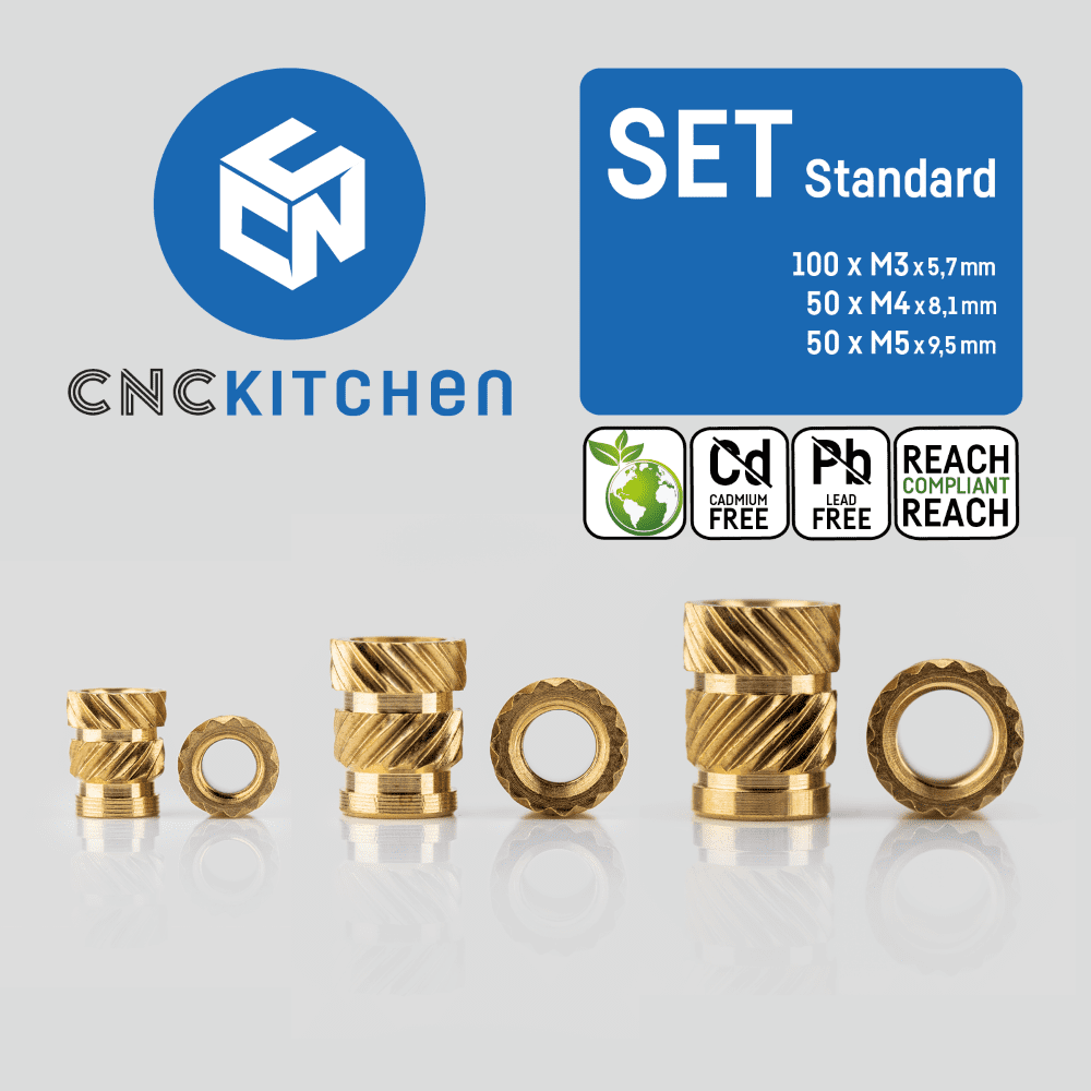 Threaded inserts - set standard 200 pcs - CNC Kitchen - Image 2