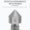 0.5mm Liga de Titânio TC4 Titanium Alloy Nozzle MK8  - AIMSOAR