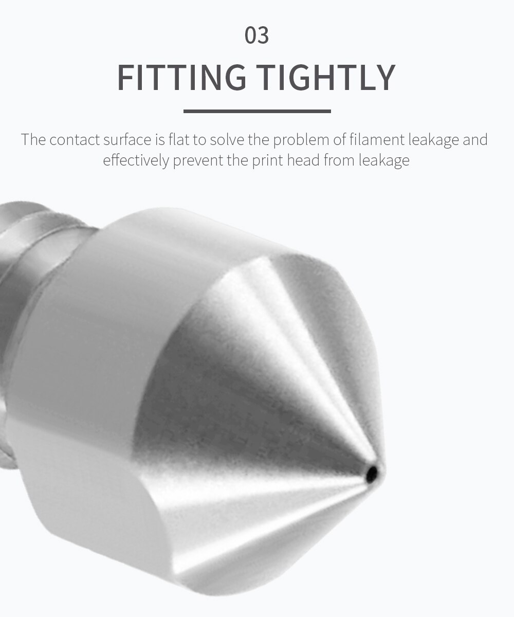 0.5mm Liga de Titânio TC4 Titanium Alloy Nozzle MK8  - AIMSOAR - Image 12