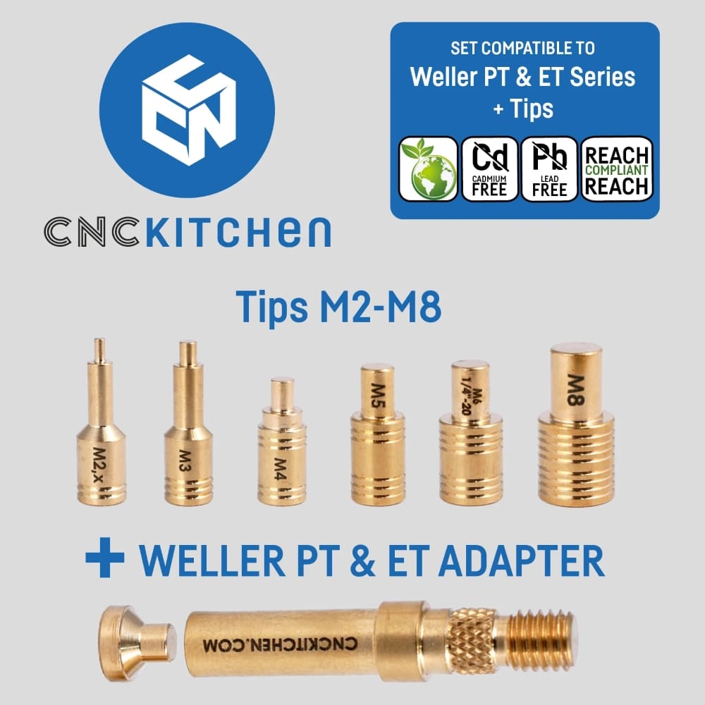 Adaptador Soldering Tips Adapter Compatible with Weller ET - CNC Kitchen - Image 8