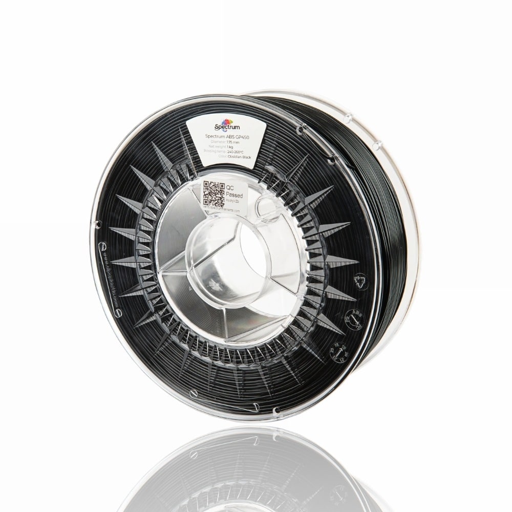 ABS GP450™ 1kg Obsidian Black - Spectrum Filaments