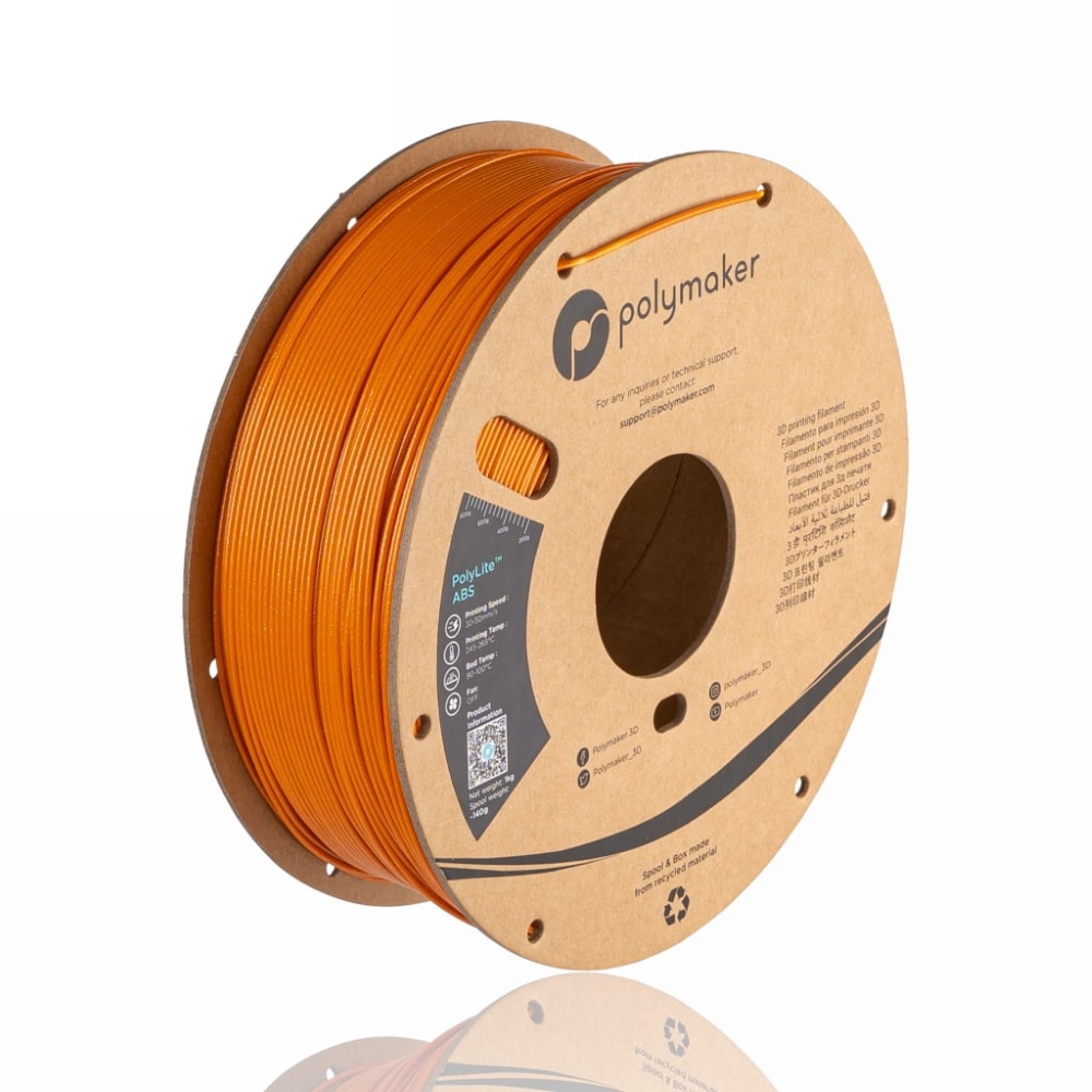 ABS PolyLite Galaxy 1kg Orange - Polymaker
