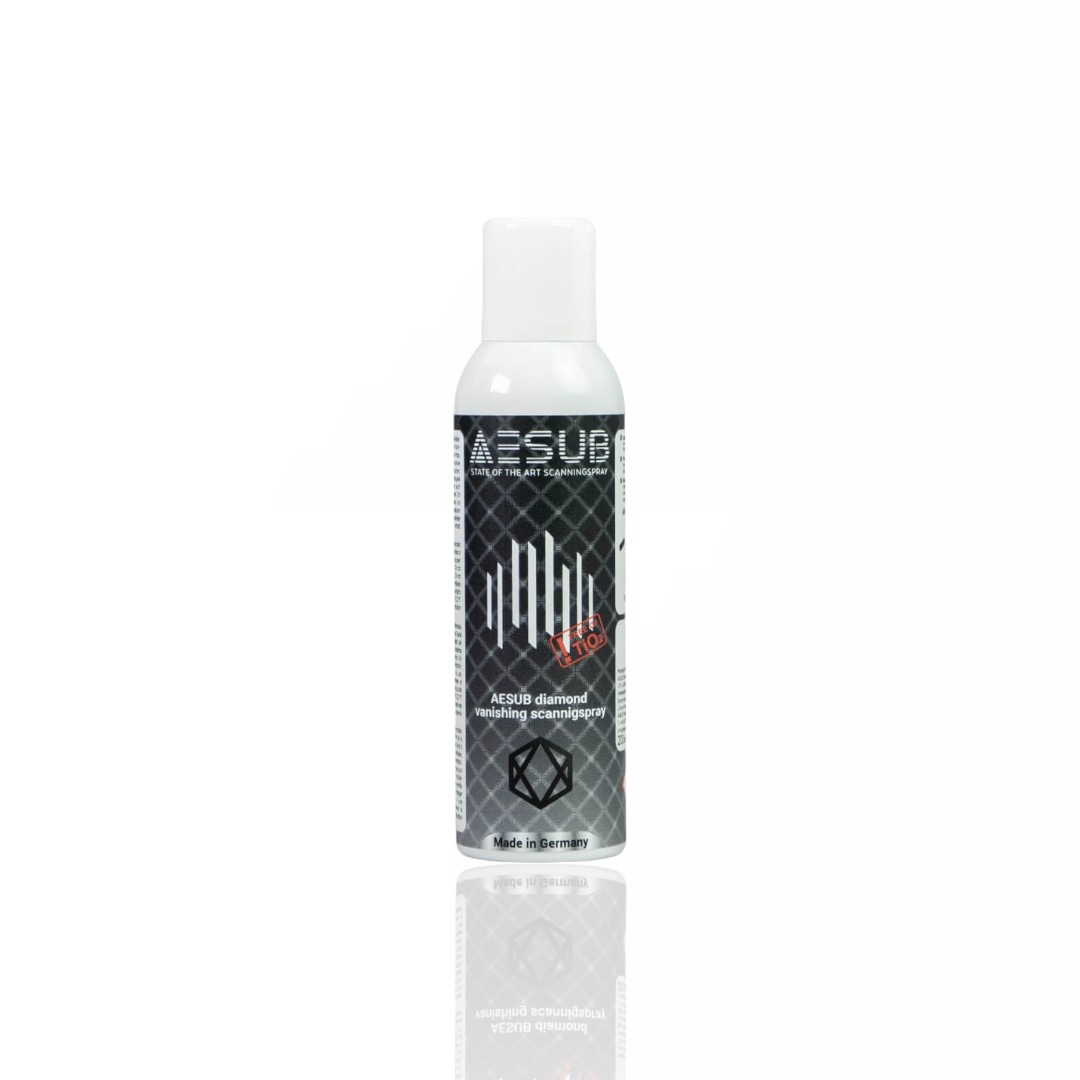 Spray para digitalização Scanner 3D Anti-reflexo laser 200ml Diamound - AESUB