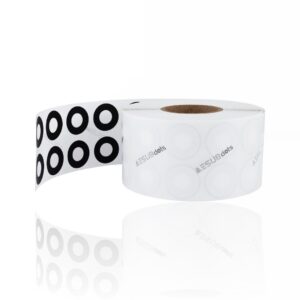 AESUBdots Black & White 12mm 3000 Autocolantes para digitalização Scanner 3D - AESUB