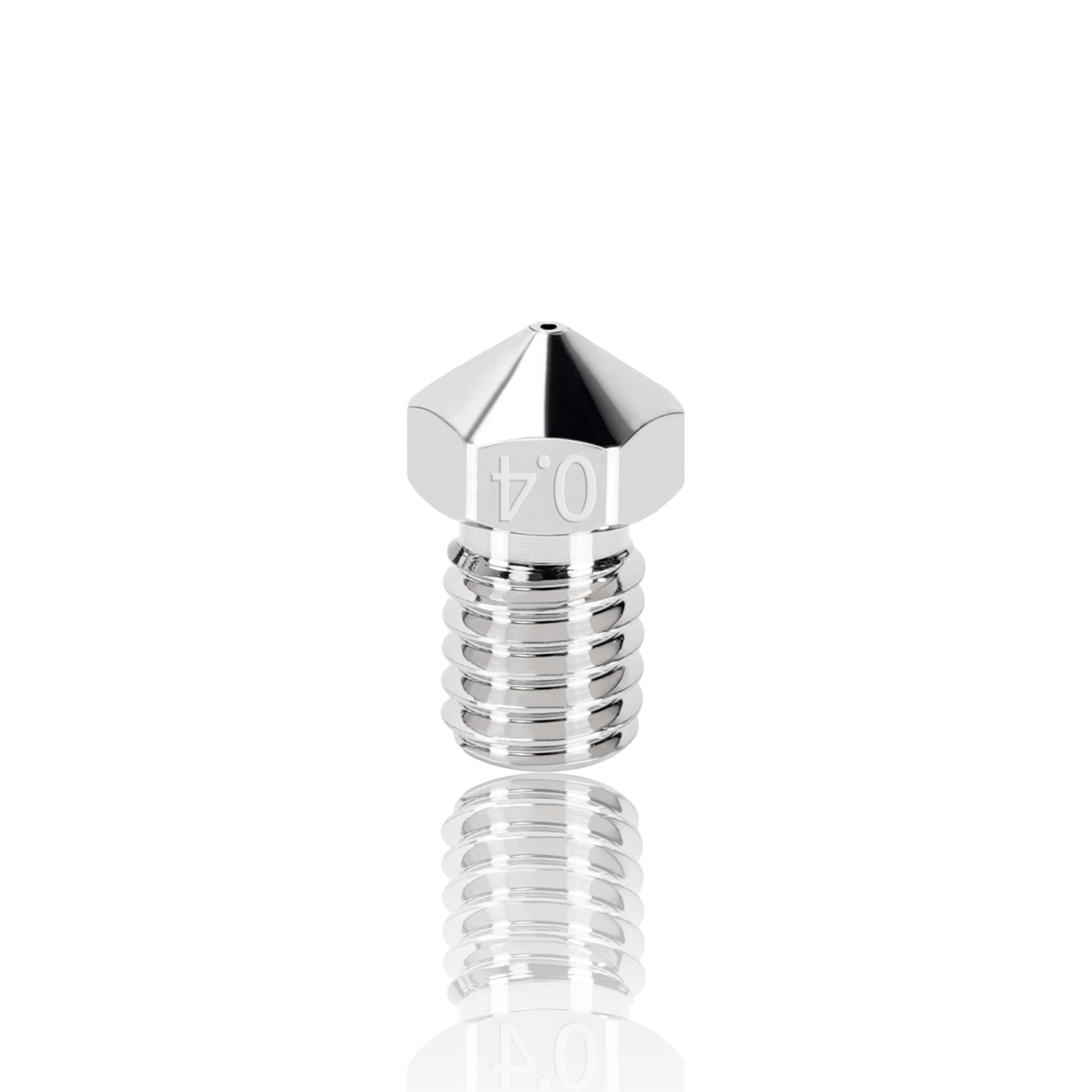 0.3mm C-SERIES Latão Revestido a Níquel Nozzle V6 (compatível com E3D Electroplated nickel plated high Temp H59 ) - AIMSOAR