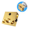Heat Block Brass de Latão de alta temperatura 400ºC para CR10S Ender 3 20X20X10mm  ( Heatblock bloco de aquecimento  ) - AIMSOAR