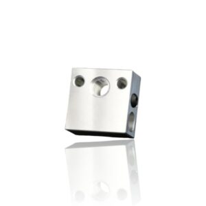 Heat Block Brass de Alumínio de alta temperatura 300ºC para CR10 Ender 3 20X20X10mm  ( Heatblock bloco de aquecimento ) - AIMSOAR