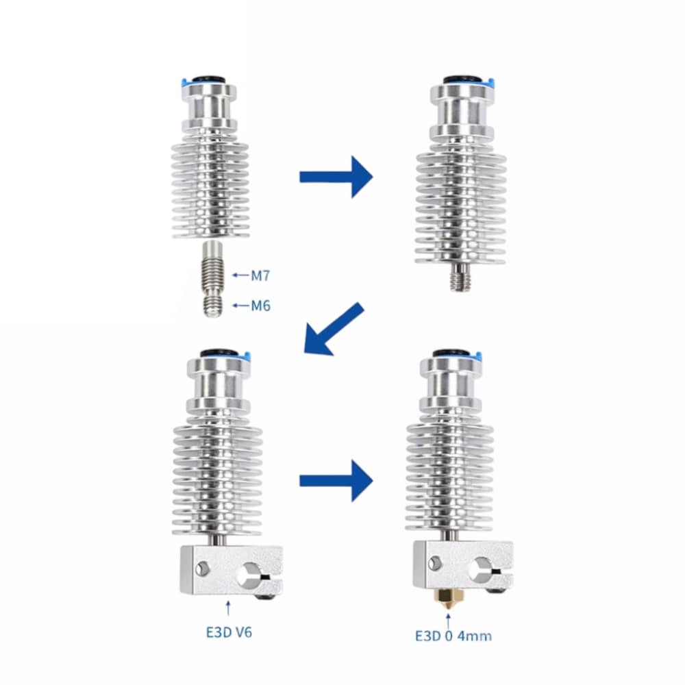 Hotend E3D V6 Voron 2.4 Trident (compatível com E3D) - AIMSOAR - Image 2