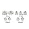 Polia para Correia 6mm GT2 30 Dentes 17mm 5mm Furo Alumínio ( GT2 timing belt pulley) - AIMSOAR