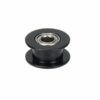 Polia para alinhamento Correia GT2 16 sem Dentes Rolamento 3mm Furo Alumínio Preto ( GT2 timing belt pulley) - AIMSOAR