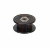 Polia para alinhamento Correia GT2 16 sem Dentes Rolamento 3mm Furo Alumínio Preto ( GT2 timing belt pulley) - AIMSOAR