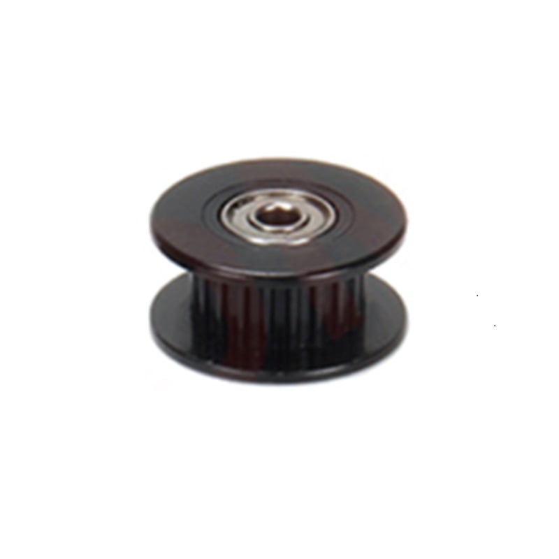 Polia para alinhamento Correia GT2 16 sem Dentes Rolamento 3mm Furo Alumínio Preto ( GT2 timing belt pulley) - AIMSOAR - Image 7