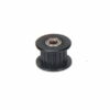Polia para alinhamento Correia GT2 16 sem Dentes Rolamento 3mm Furo Alumínio Preto ( GT2 timing belt pulley) - AIMSOAR