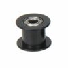 Polia para alinhamento Correia GT2 20 sem Dentes 10mm Correia Rolamento 5mm Furo Alumínio Preto ( GT2 timing belt pulley) - AIMSOAR
