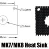 Heat Sink Makerbot Dissipador para Motor ( Extruder Heatsink ) - AIMSOAR