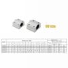 Mancal (Suporte Apoio Fixo Rolamento) Slide Block SCS16UU - AIMSOAR