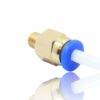 PC6-1/8 Conector Pneumático Vazado para tubo PTFE 6mm (Filamento 3mm) Quick Push-In  - AIMSOAR