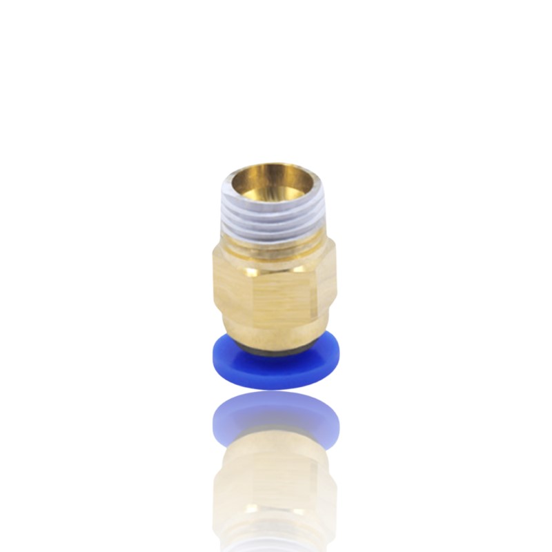 PC6-1/8 Conector Pneumático Vazado para tubo PTFE 6mm (Filamento 3mm) Quick Push-In  - AIMSOAR