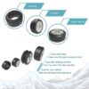 Rolamento 625zz 5mm Transparente  Revestidos para T/V-Slot V-Type POM (roda Pulley V wheel compatível com Creality, ANET e outras marcas) - AIMSOAR