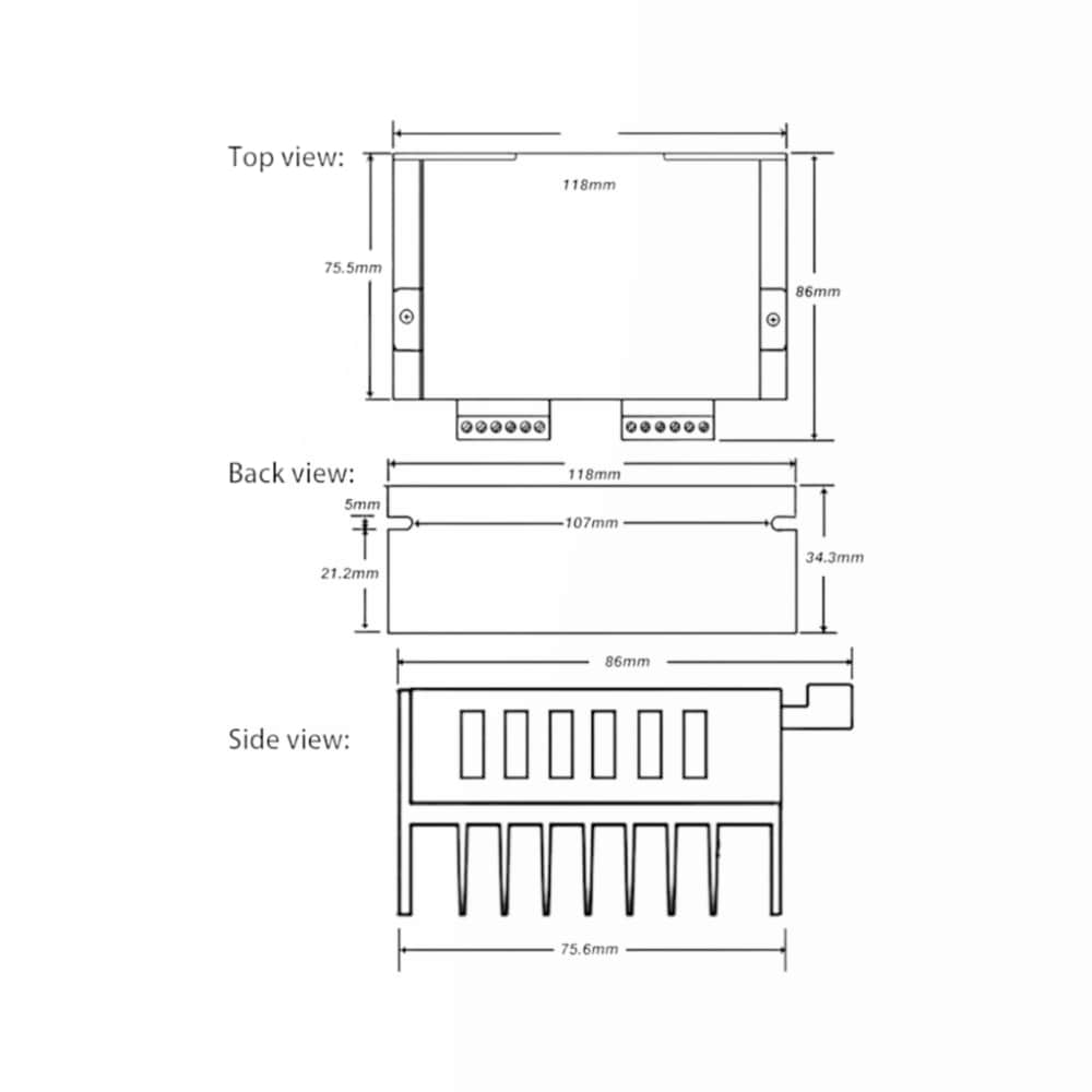 Controlador Driver de Stepper Motor DM542 - AIMSOAR - Image 3
