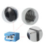Isolamento de silicone Preto para Heat Block PT100 Clone Alumínio - AIMSOAR