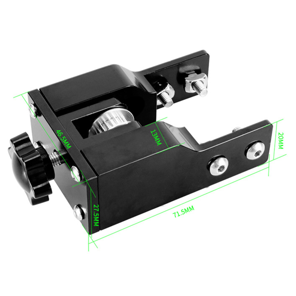 Tensionador Tensor Regulador Tensão Preto Correia GT2 eixo Y perfil 2020 (2GT-6 Timing belt ajuster) - AIMSOAR - Image 5