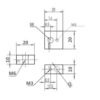 Heat Block de Alumínio para MK7 MK8 20X20X10mm Parafuso largo ( Heatblock bloco de aquecimento  ) - AIMSOAR