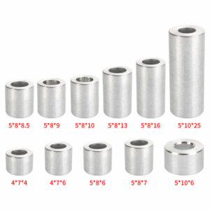 Polia Espaçador 4*7*4mm M3 M5 para Rolamento T/V-Slot D-Type POM (Pulley Pulley isolation column) - AIMSOAR