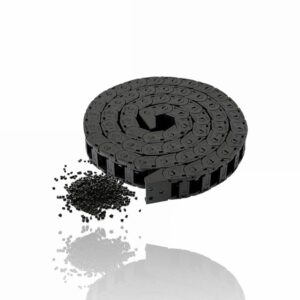 1m Calha Correia lagarta Voron para cabos com abertura 10x15mm (drag chain) - AIMSOAR